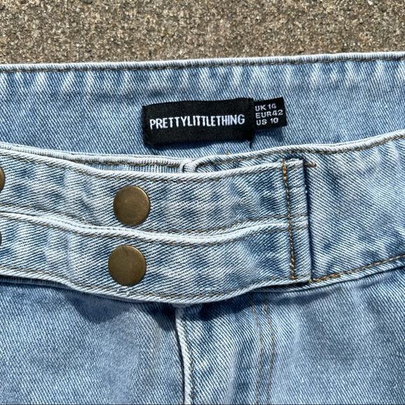 PRETTYLITTLETHING High Waist Mom Jeans Size 10 - Picture 3 of 6